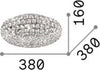 Plafoniera-Contemporanea-King-Metallo-Cristallo-Cromo-5-Luci-G9-3W-3000K