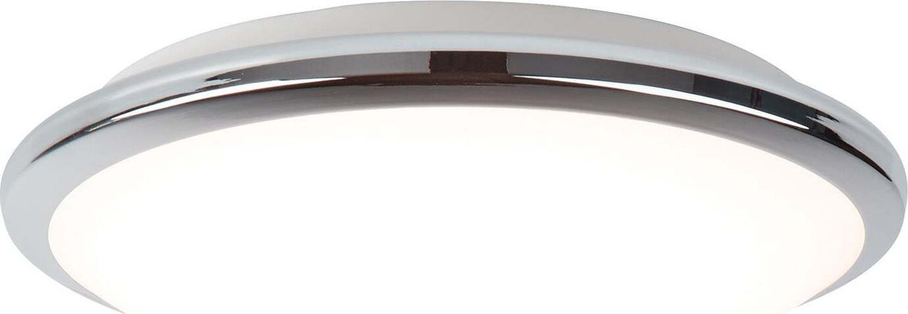 Plafoniera-Contemporanea-Knutsford-Acciaio-Cromo-Vetro-Bianco-Led-14W-3500K