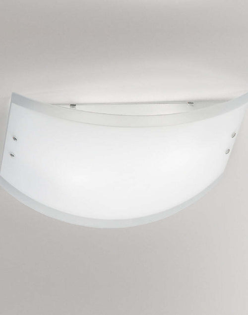 Plafoniera-Contemporanea-Lecce-Metallo-Cromo-Vetro-Bianco-2-Luci-E27-45Cm