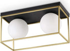 Plafoniera-Contemporanea-Lingotto-Metallo-Ottone-2-Luci-E14