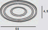 Plafoniera-Contemporanea-Loop-Metallo-Magenta-Led-46W