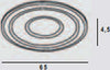 Plafoniera-Contemporanea-Loop-Metallo-Nero-Led-60W