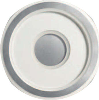 Plafoniera-Contemporanea-Loop-Metallo-Tortora-Led-30W