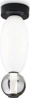 Plafoniera-Contemporanea-Lumiere-Metallo-Nero-Led-Integrato-18W-3000K-Ip20