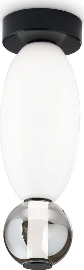 Plafoniera-Contemporanea-Lumiere-Metallo-Nero-Led-Integrato-18W-3000K-Ip20