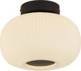 Plafoniera-Contemporanea-Lumina-Acciaio-Bianco-Vetro-Nero-1-Luce-E27