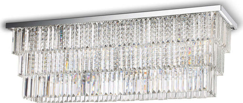 Plafoniera-Contemporanea-Martinez-Metallo-Cristallo-Cromo-8-Luci-E14