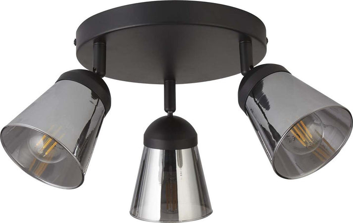 Plafoniera-Contemporanea-Mega-Acciaio-Nero-Fumè-3-Luci-E14