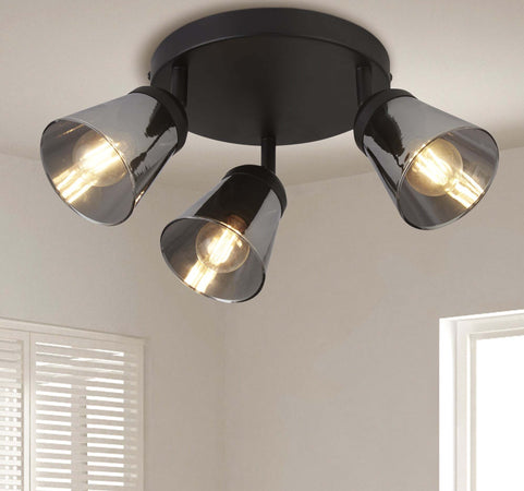 Plafoniera-Contemporanea-Mega-Acciaio-Nero-Fumè-3-Luci-E14