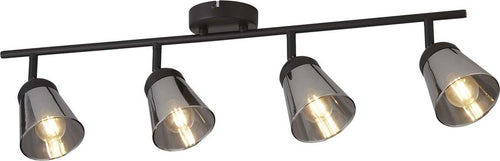 Plafoniera-Contemporanea-Mega-Acciaio-Nero-Fumè-4-Luci-E14