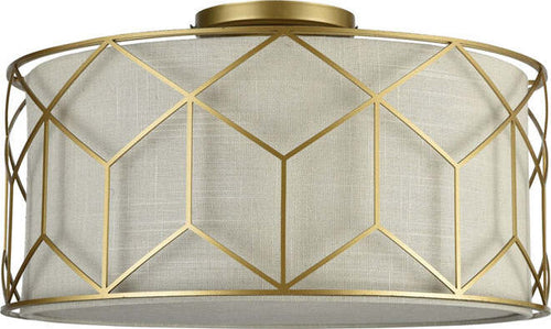 Plafoniera-Contemporanea-Messina-Metallo-Oro-3-Luci-Diffusore-Lino-Su-Pvc