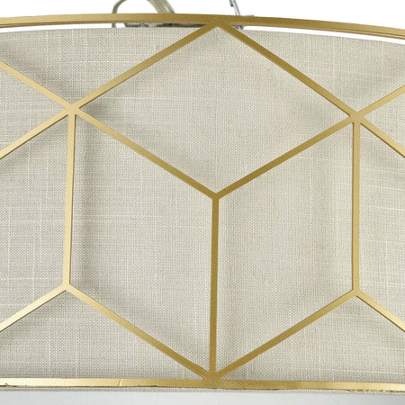 Plafoniera-Contemporanea-Messina-Metallo-Oro-5-Luci-Diffusore-Lino-Su-Pvc