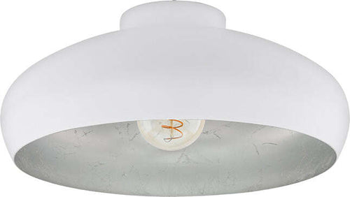 Plafoniera-Contemporanea-Mogano-1-Luce-Acciaio-Bianco-E-Argento
