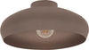 Plafoniera-Contemporanea-Mogano-1-Luce-Acciaio-Marrone