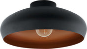 Plafoniera-Contemporanea-Mogano-1-Luce-Acciaio-Nero-E-Rame