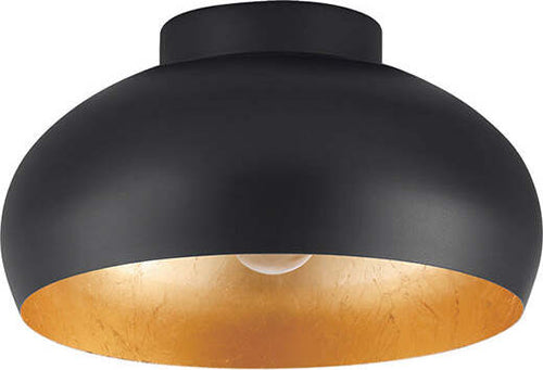 Plafoniera-Contemporanea-Mogano-2-1-Luce-Acciaio-Nero-E-Oro