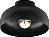 Plafoniera-Contemporanea-Mogano-2-1-Luce-Acciaio-Nero