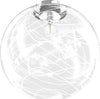 Plafoniera-Contemporanea-Moon-Metallo-Cromo-Vetro-Bianco-1-Luce-E27-D.40Cm