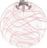 Plafoniera-Contemporanea-Moon-Metallo-Cromo-Vetro-Rosso-1-Luce-E27-D.40Cm
