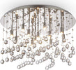 Plafoniera-Contemporanea-Moonlight-Metallo-Cristallo-Cromo-12-Luci-G9-3W-3000K