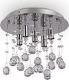 Plafoniera-Contemporanea-Moonlight-Metallo-Cristallo-Cromo-5-Luci-G9-3W-3000K