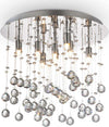 Plafoniera-Contemporanea-Moonlight-Metallo-Cristallo-Cromo-8-Luci-G9-3W-3000K
