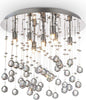 Plafoniera-Contemporanea-Moonlight-Metallo-Cristallo-Cromo-8-Luci-G9-3W-3000K