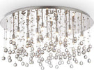 Plafoniera-Contemporanea-Moonlight-Metallo-Cristallo-Oro-15-Luci-G9-3W-3000K