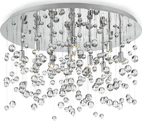Plafoniera-Contemporanea-Neve-Metallo-Bianco-8-Luci-G9-3W-3000K-Luce-Calda