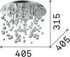 Plafoniera-Contemporanea-Neve-Metallo-Bianco-8-Luci-G9-3W-3000K-Luce-Calda