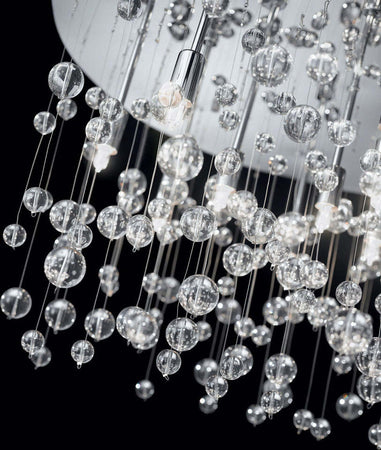 Plafoniera-Contemporanea-Neve-Metallo-Cromo-12-Luci-G9-3W-3000K-Luce-Calda