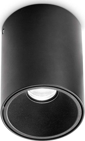 Plafoniera-Contemporanea-Nitro-Alluminio-Nero-Led-Integrato-25W-3000K-Ip20