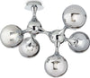 Plafoniera-Contemporanea-Nodi-Metallo-Cromo-5-Luci-E14