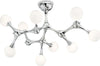 Plafoniera-Contemporanea-Nodino-Metallo-Cromo-9-Luci-G9-3W-3000K-Luce-Calda