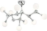 Plafoniera-Contemporanea-Nodino-Metallo-Cromo-9-Luci-G9-3W-3000K-Luce-Calda