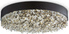 Plafoniera-Contemporanea-Olà-Metallo-Nero-E-Cristallo-Led-31,2W