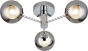 Plafoniera-Contemporanea-Oscar-Acciaio-Cromo-Fumè-3-Luci-G9