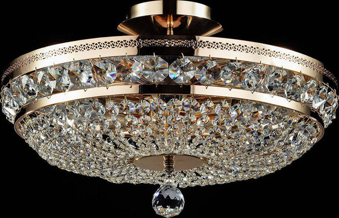 Plafoniera-Contemporanea-Ottilia-Metallo-Oro-6-Luci-Diffusori-Metallo