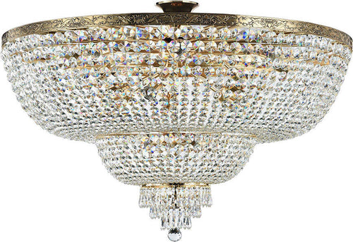 Plafoniera-Contemporanea-Palace-Metallo-Oro-18-Luci