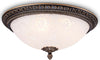 Plafoniera-Contemporanea-Pascal-Metallo-Bronzo-3-Luci-Diffusori-Vetro