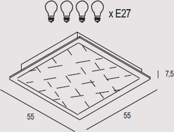 Plafoniera-Contemporanea-Perla-Metallo-Bianco-Satinato-Bianco-1-Luce-E27