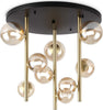 Plafoniera-Contemporanea-Perlage-Metallo-Nero-9-Luci-G9-15W-3000K-Ip20