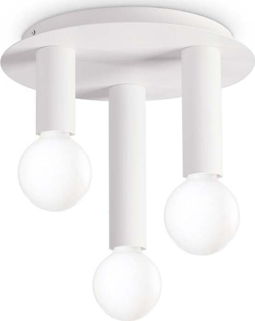 Plafoniera-Contemporanea-Petit-Metallo-Bianco-3-Luci-E27-42W-Ip20