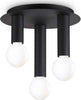 Plafoniera-Contemporanea-Petit-Metallo-Nero-3-Luci-E27-42W-Ip20