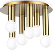 Plafoniera-Contemporanea-Petit-Metallo-Ottone-6-Luci-E27-42W-Ip20