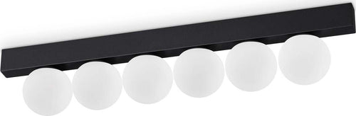 Plafoniera-Contemporanea-Ping-Pong-Metallo-Nero-Led-Integrato-18W-3000K-Ip20