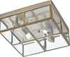 Plafoniera-Contemporanea-Pisa-Acciaio-Ottone-Vetro-2-Luci-E14