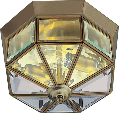 Plafoniera-Contemporanea-Pisa-Iii-Ottone-Vetro-1-Luce-E14
