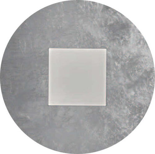 Plafoniera-Contemporanea-Pixart-Metallo-Foglia-Argento-Led-26W