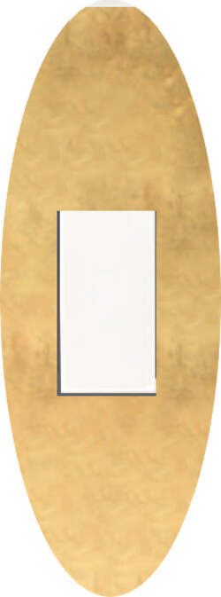 Plafoniera-Contemporanea-Pixart-Metallo-Foglia-Oro-Led-36W